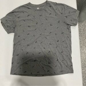 Aeropostale Large Print Men's T-Shirt With Anchors